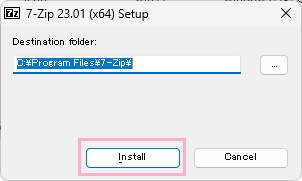 「Install」をクリック