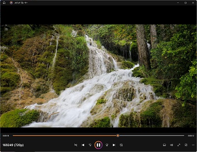 メディアプレーヤー画面