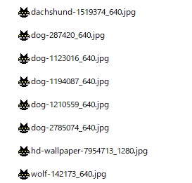 SD内のファイル・フォルダの一覧