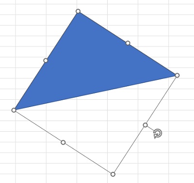 丸い矢印をドラッグしてフリーハンドでの回転を行うことも可能