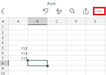 「・・・」をタップ