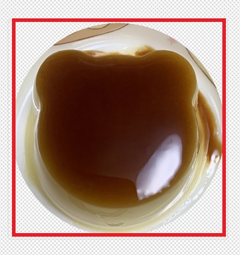 切り抜いた写真を長押し