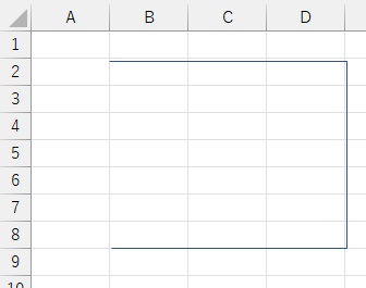 「Ctrlキー+Shiftキー」を押しながらドラッグ操作で線を引く