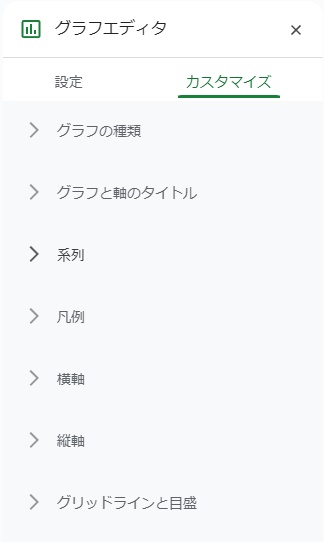 グラフエディタメニュー