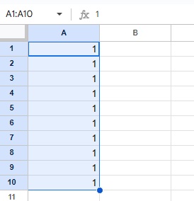 オートフィルできない