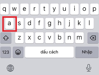 アルファベットを長押し