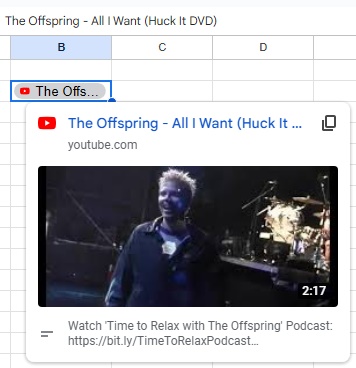YouTubeの動画のリンクをチップ化できた