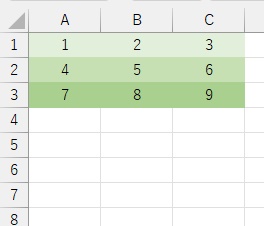 2行目のデータを丸ごと削除したい