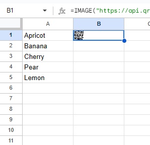 QRコードを作成できた