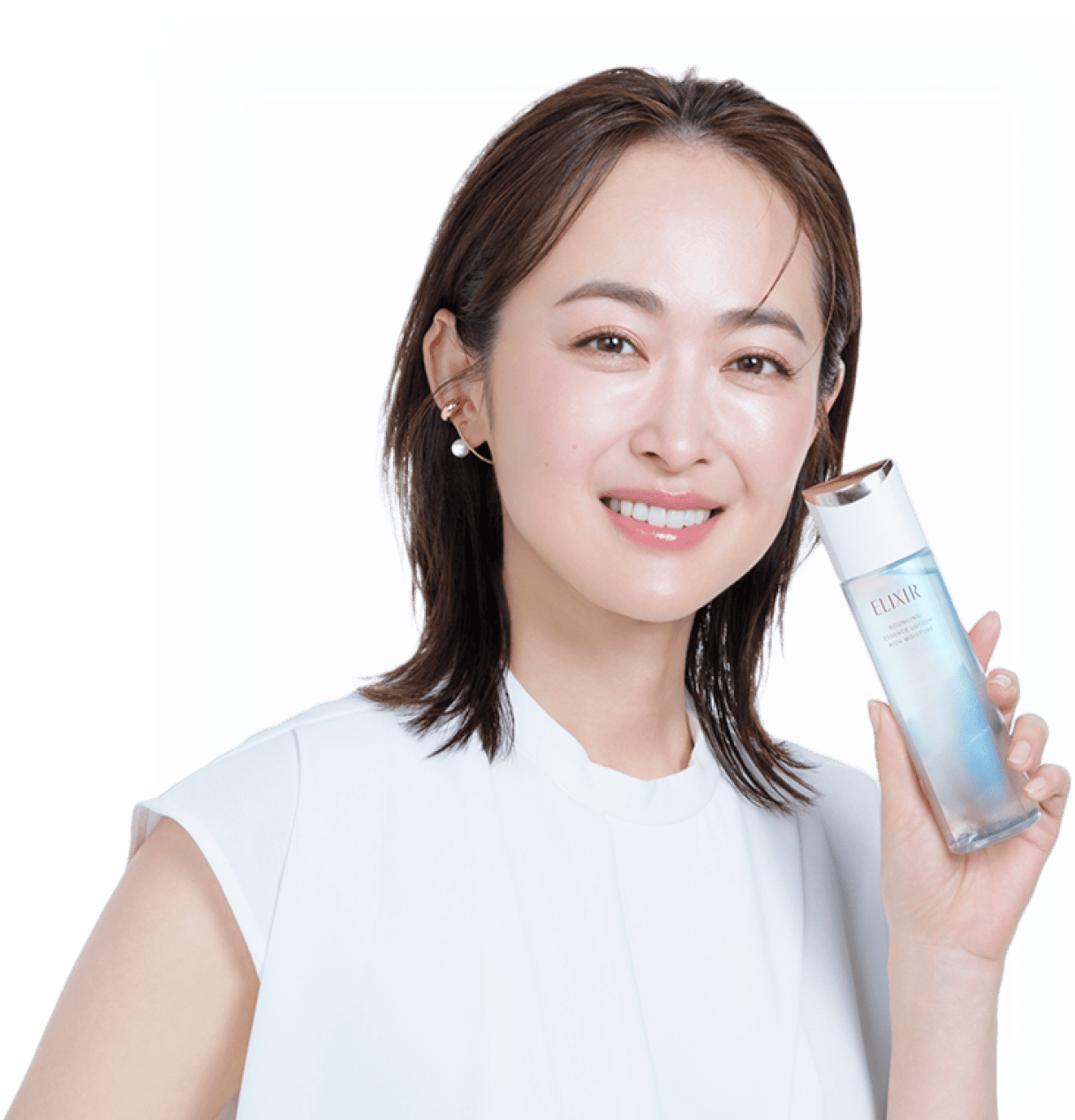 あなたはどっち派？ハリもうるおいも透明感も。エリクシールなら基本の化粧水・乳液で目指せる！今も、未来も、なりたい肌へ