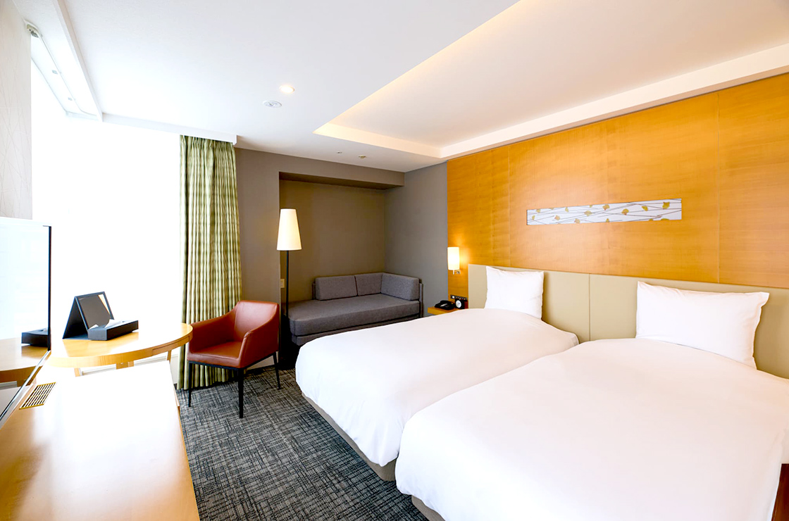 ツインルーム1泊朝食付きペア宿泊券