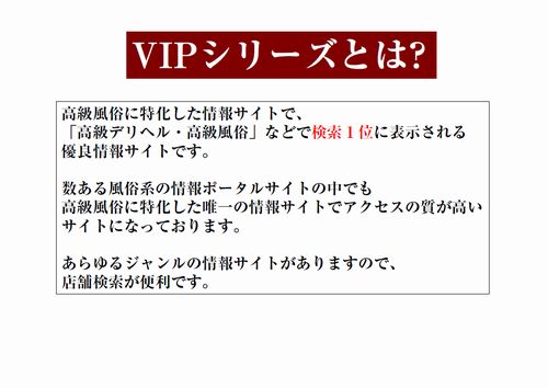 VIPデリヘル広告資料