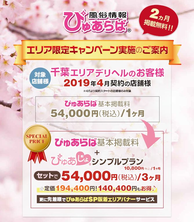 千葉エリアデリヘルキャンペーン資料