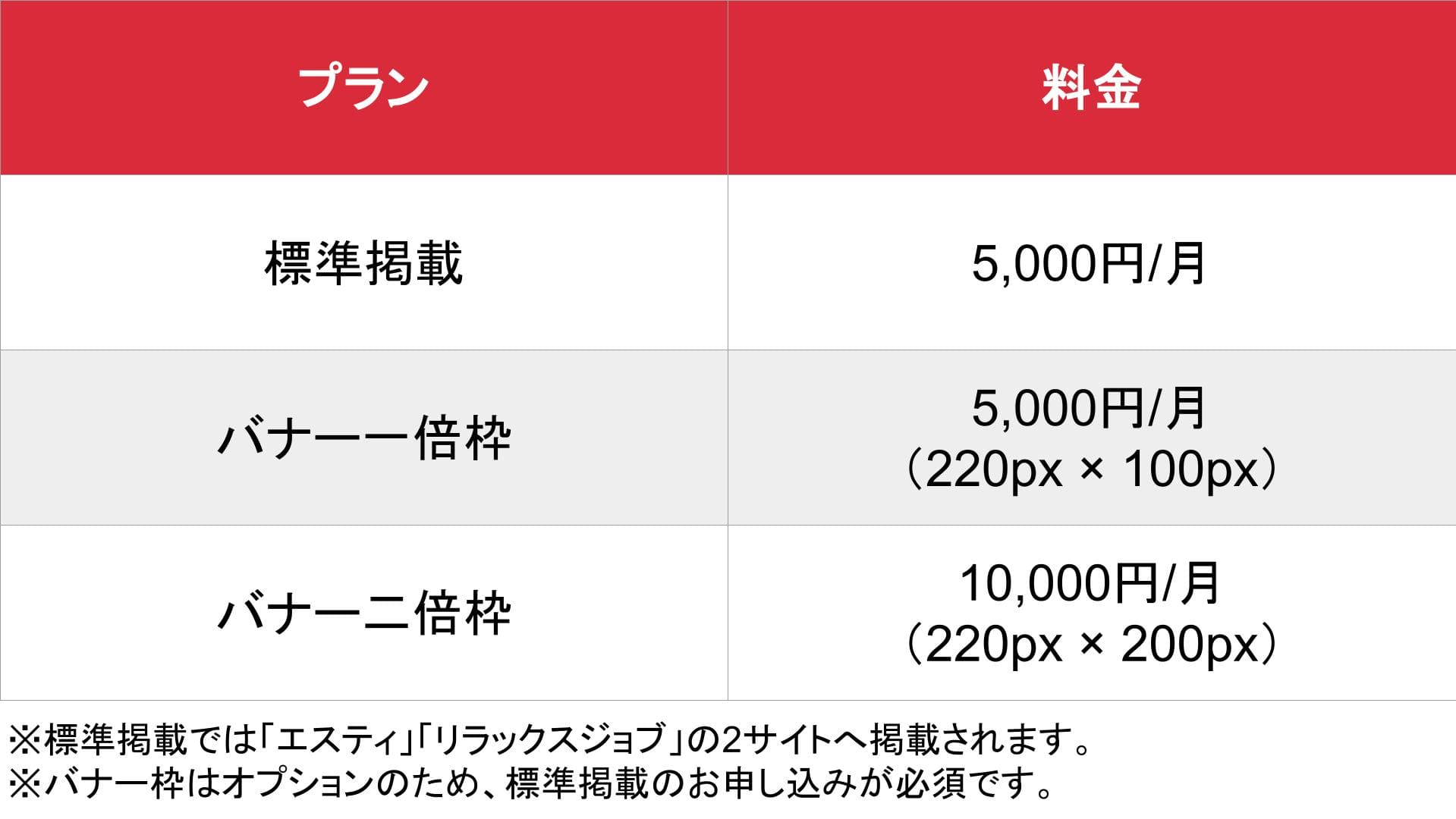 エスティ_料金表