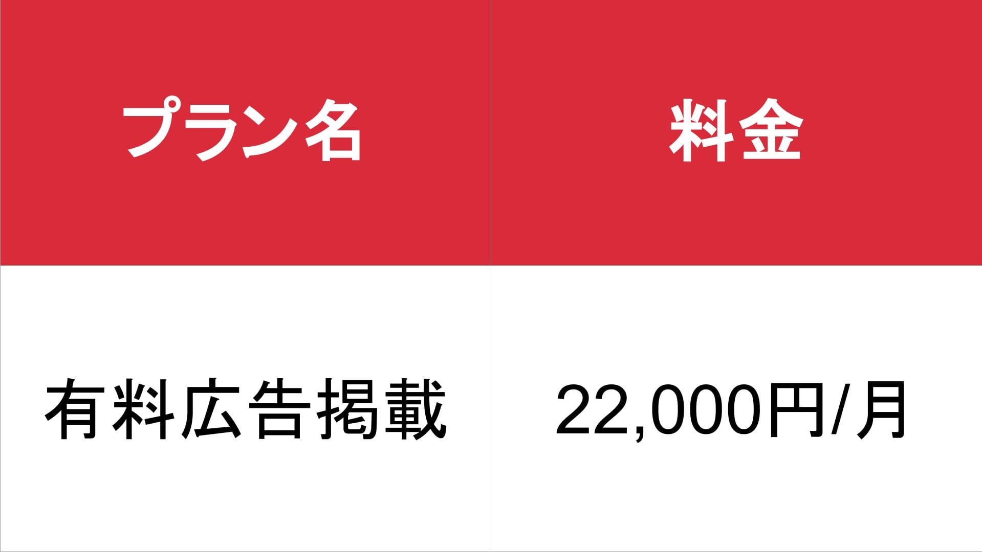 ポチャギャル辞典_基本料金表