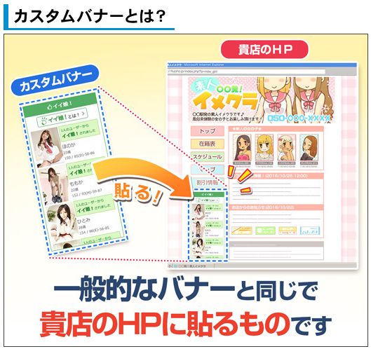 【口コミ風俗情報局】カスタムバナーについて