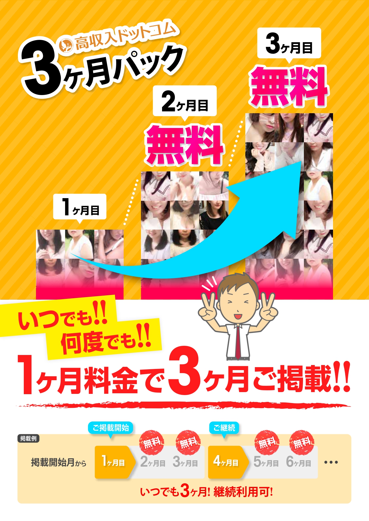 【高収入ドットコム】3ヶ月パック①