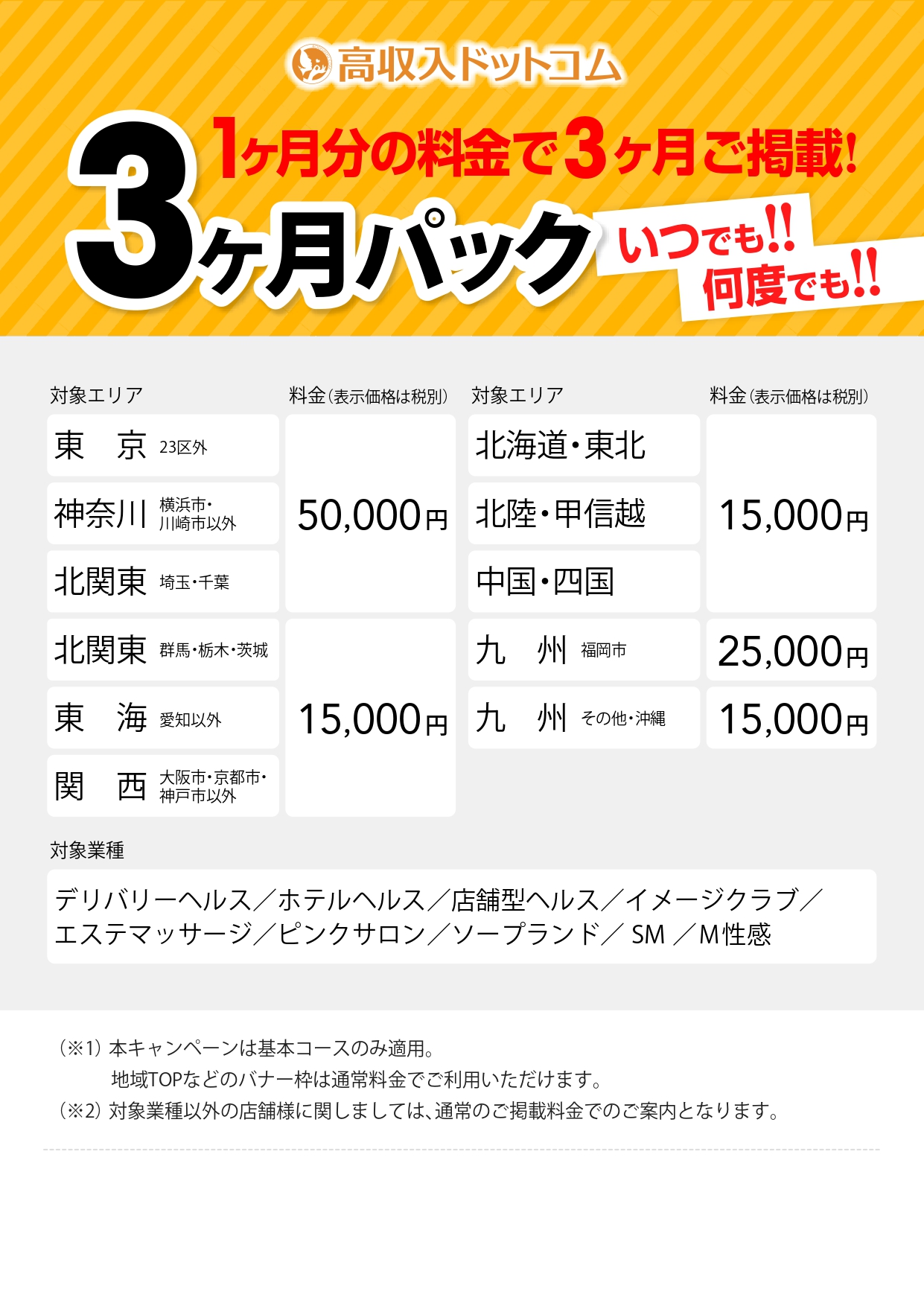【高収入ドットコム】3ヶ月パック②