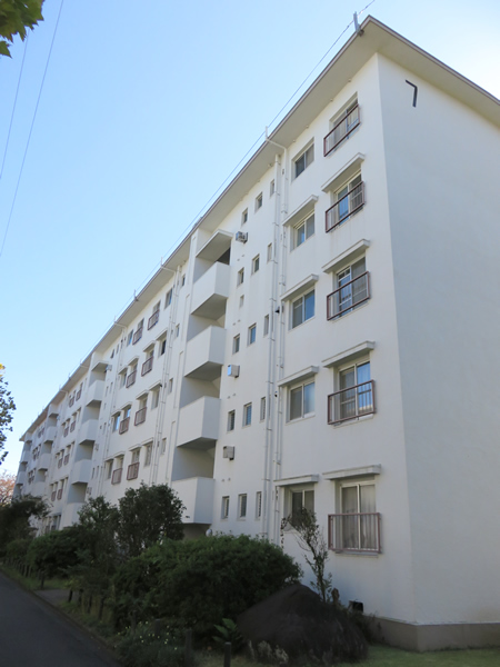 ガーデン山住宅団地の外観