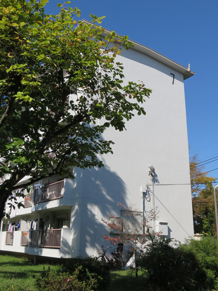 ガーデン山住宅団地の外観