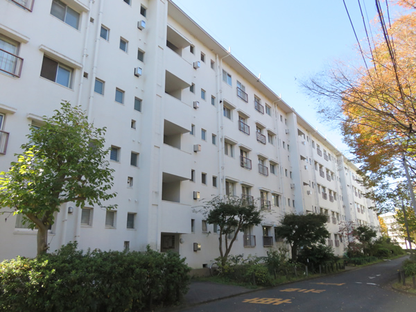 ガーデン山住宅団地の外観