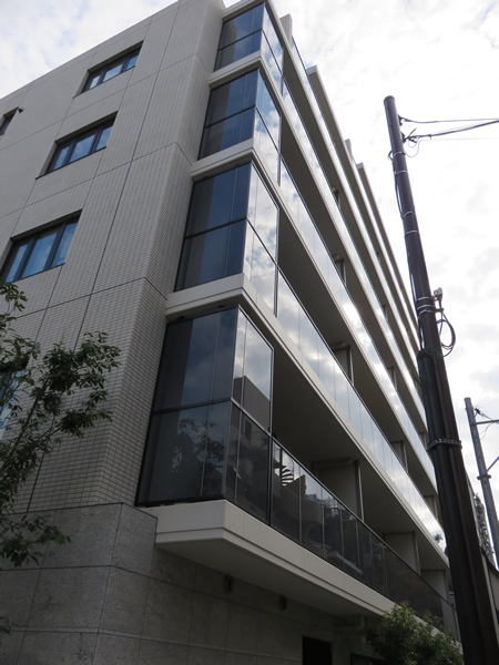 リーフィアレジデンス東林間の外観