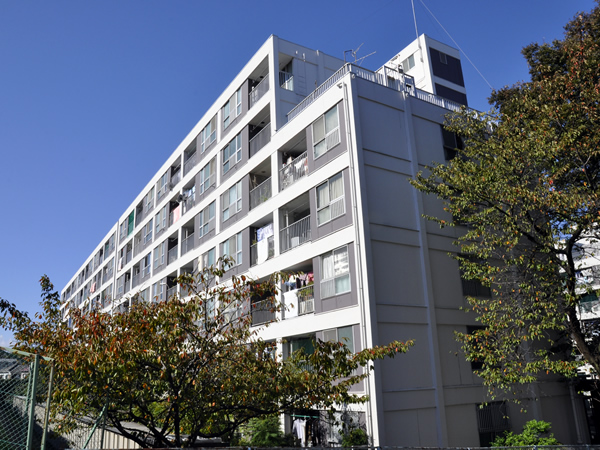 篠原コーポラスD棟の外観