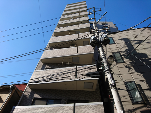 ライオンズマンション浅草言問橋の外観