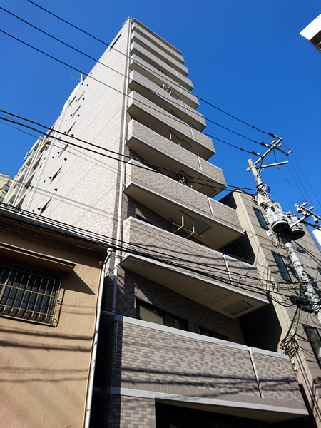 ライオンズマンション浅草言問橋の外観