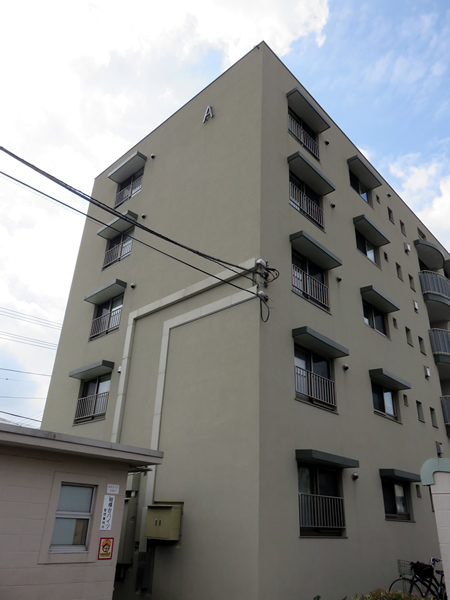 相模台ハイツA号棟の外観