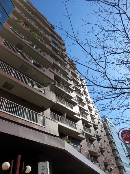 朝日九段マンションの外観