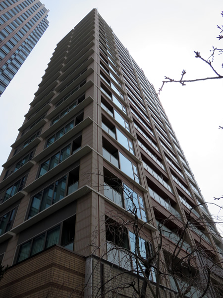 パークシティ大崎ザレジデンスの外観