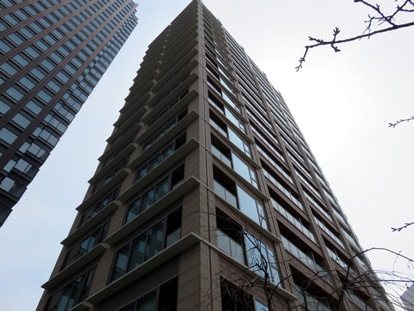 パークシティ大崎ザレジデンスの外観