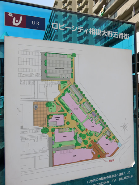 ロビーシティ相模大野５番街１５号棟の外観