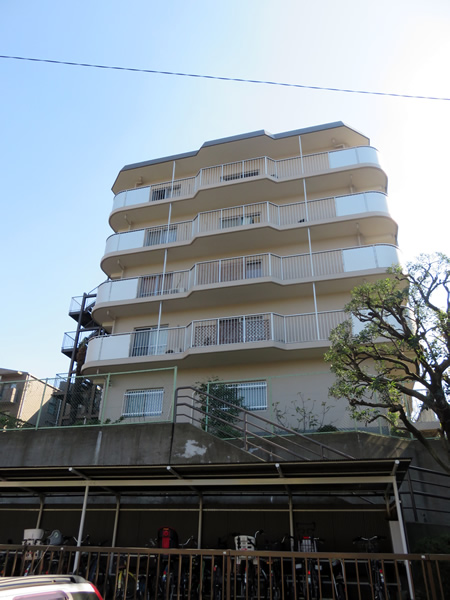 宮前平スカイハイツの外観