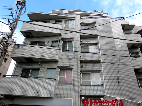 小田急三協谷山ハイツの外観