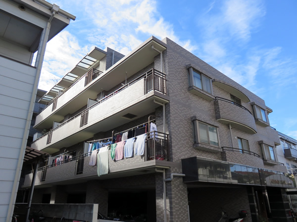 パルミナード武蔵中原の外観