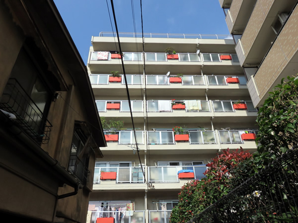 マンション第2多摩川苑の外観