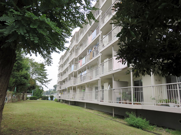 東向地団地の外観