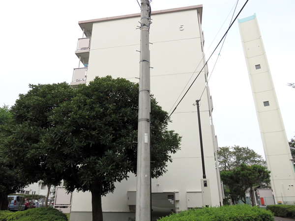 東向地団地の外観