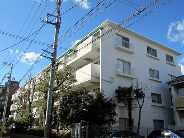 成城北フラッツの外観