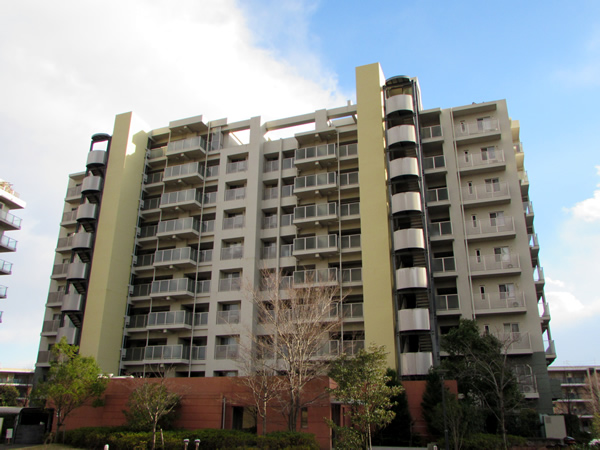 ファインストーリアハーティーコート（Ｈ棟）の外観