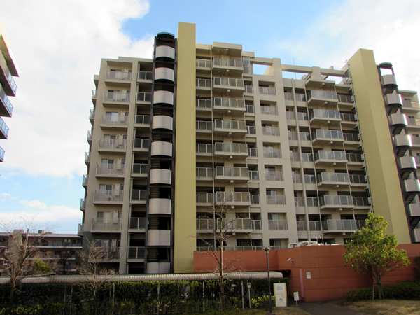 ファインストーリアハーティーコート（Ｈ棟）の外観