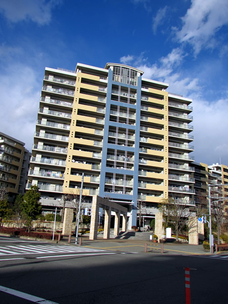 ファインストーリアフラッグコート（Ｆ棟）の外観