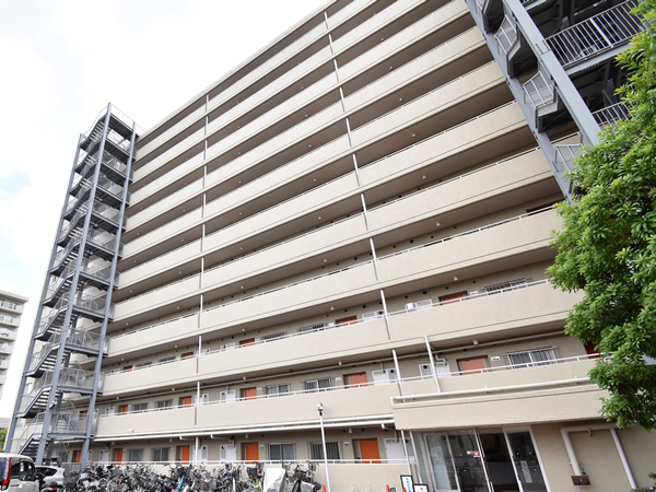 市川ハイツA棟の外観
