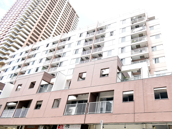 市川サンハイツの外観