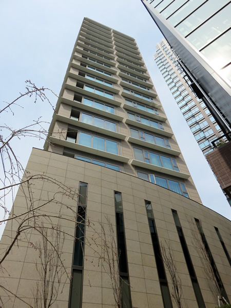 パークシティ大崎ザレジデンスの外観