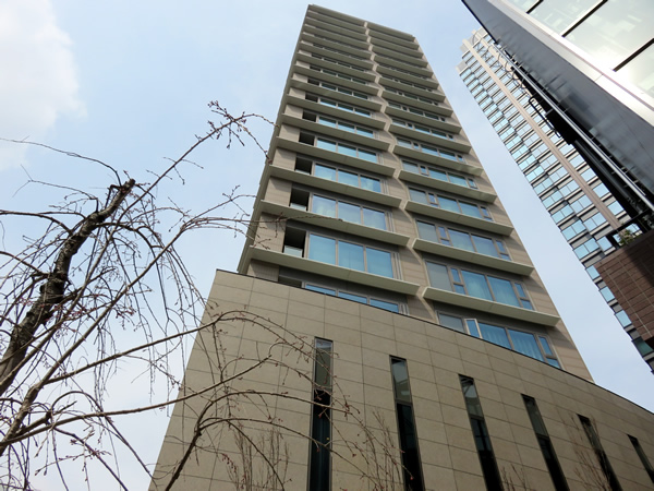 パークシティ大崎ザレジデンスの外観