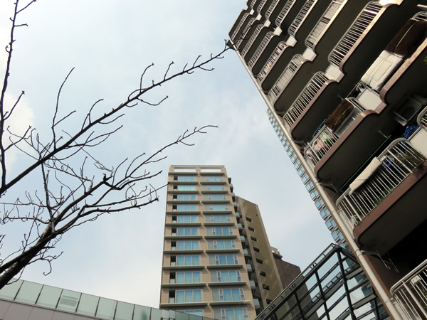 パークシティ大崎ザレジデンスの外観