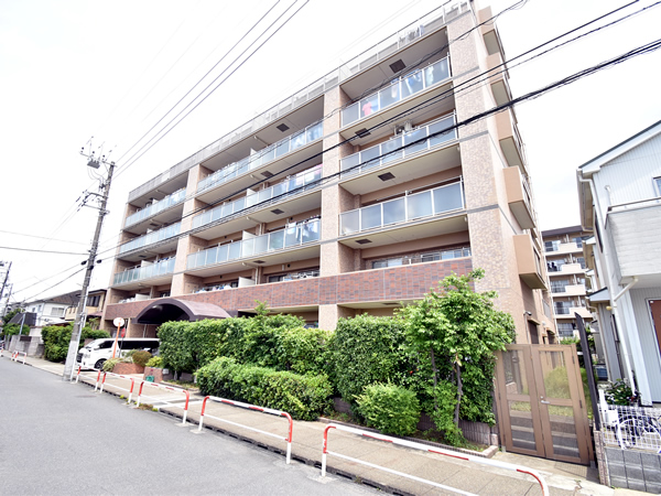 レクセルマンション原木中山の外観